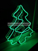 Choinka neon LED zielona energooszczędna