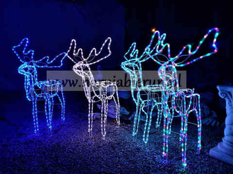 Renifer świecący LED 120 cm 4 kolory - PROMOCJA ŚWIĄTECZNA Renifer świecący LED 120 cm 4 kolory - PROMOCJA ŚWIĄTECZNA