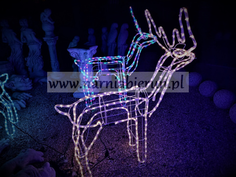 Renifer świecący LED 120 cm 4 kolory - PROMOCJA ŚWIĄTECZNA Renifer świecący LED 120 cm 4 kolory - PROMOCJA ŚWIĄTECZNA