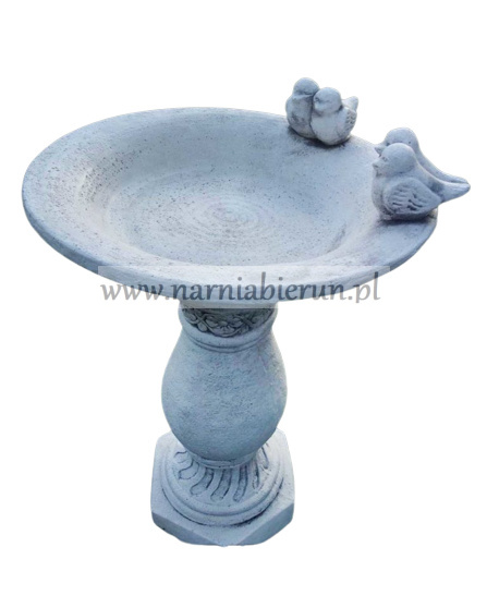 Figurka betonowa POIDŁO ptaki na kolumnie 51 cm Figurka betonowa POIDŁO ptaki na kolumnie 51 cm
