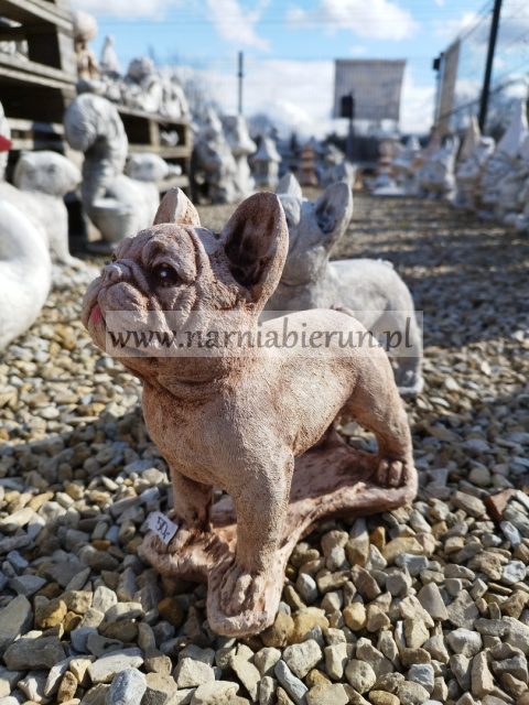 Figurka betonowa PIES BULDOG 22 cm Figurka betonowa PIES BULDOG 22 cm
