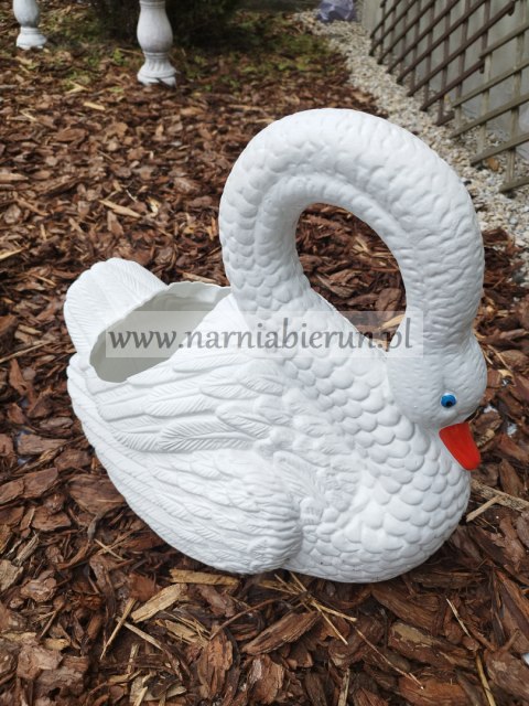 Figurka plastikowa DONICA ŁABĘDŹ DUŻY 50cm Figurka plastikowa DONICA ŁABĘDŹ DUŻY 50cm