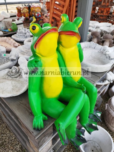 Figurka ogrodowa Zakochane Żaby Figurka ogrodowa Zakochane Żaby