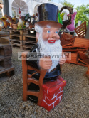 Figurka z żywicy KRASNAL KOMINIARZ H76