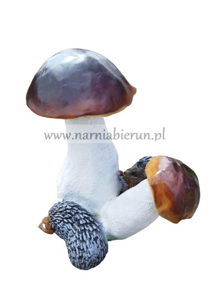 Figurka z żywicy Grzyb jeż Grzyby z jeżami 46 cm Figurka z żywicy Grzyb jeż Grzyby z jeżami 46 cm