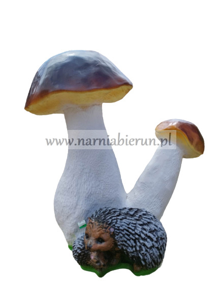 Figurka z żywicy Grzyb jeż Grzyby z jeżami 46 cm Figurka z żywicy Grzyb jeż Grzyby z jeżami 46 cm