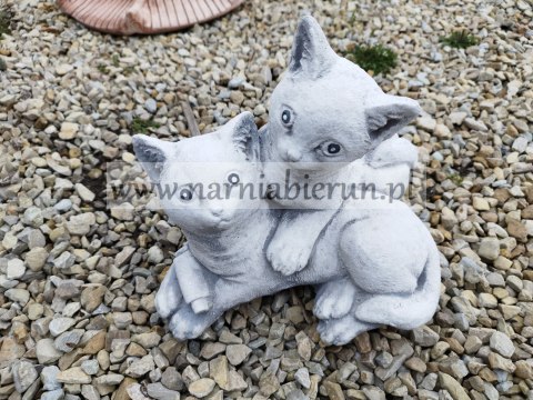 Figurka betonowa KOT PARAKA KOTKÓW KOTY 20 cm Figurka betonowa KOT PARAKA KOTKÓW KOTY 20 cm