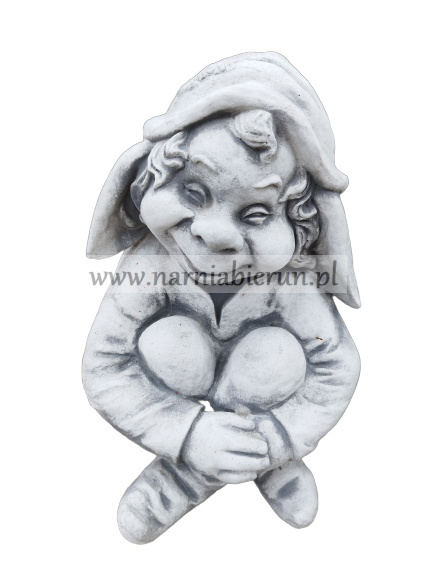 Figurka betonowa TROLL KRASNOLUDEK KRASNAL SKRZAT W CZAPCE H27 Figurka betonowa TROLL KRASNOLUDEK KRASNAL SKRZAT W CZAPCE H27