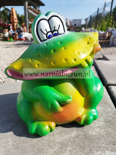 Żaba żabka figurka plastikowa Żaba żabka figurka plastikowa