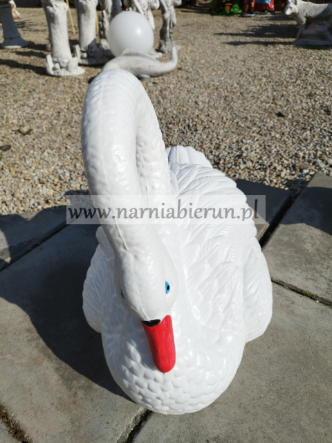 Łabędź duży pływający duży plastikowy ozdoba do stawu Łabędź duży pływający duży plastikowy ozdoba do stawu
