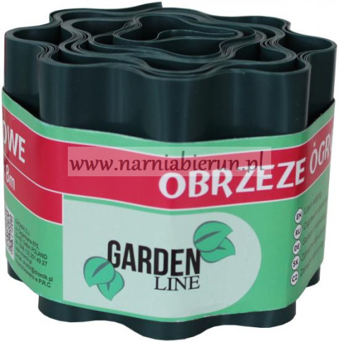 Obrzeża ogrodowe zielone taśma palisada 10 x 800 cm Obrzeża ogrodowe zielone taśma palisada 10 x 800 cm