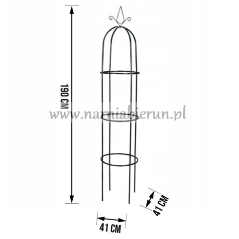 Pergola ogrodowa "Obeliks" 40x40x190 cm Kolumna Pergola ogrodowa "Obeliks" 40x40x190 cm Kolumna