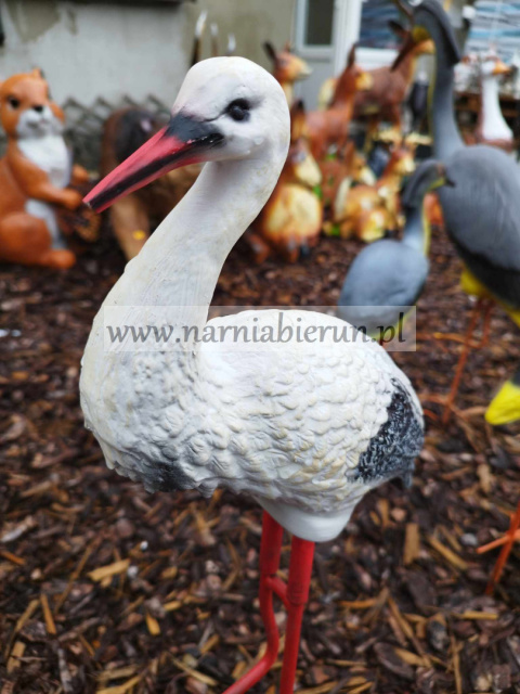 Figurka ceramika Bocian mały h70 Figurka ceramika Bocian mały h70