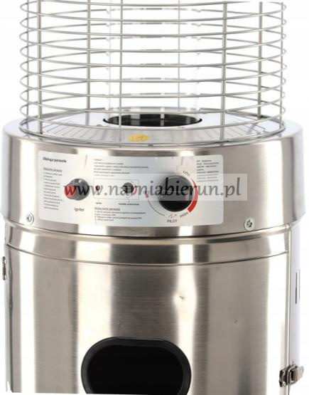 Parasol grzewczy gazowy Ogrzewacz Promiennik 180 cm 13 kW Parasol grzewczy gazowy Ogrzewacz Promiennik 180 cm 13 kW