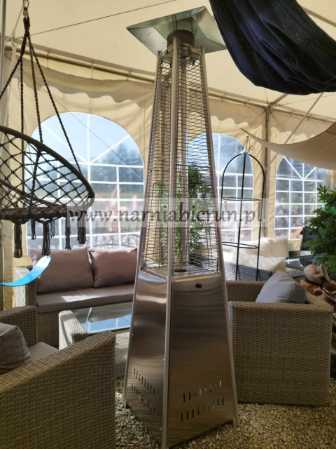 Parasol grzewczy gazowy Ogrzewacz Promiennik 227 cm 13 kW Parasol grzewczy gazowy Ogrzewacz Promiennik 227 cm 13 kW