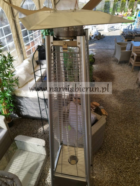 Parasol grzewczy gazowy Ogrzewacz Promiennik 227 cm 13 kW Parasol grzewczy gazowy Ogrzewacz Promiennik 227 cm 13 kW