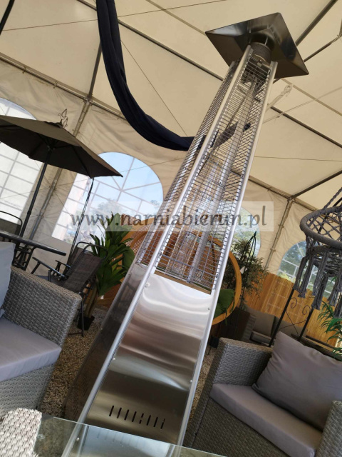 Parasol grzewczy gazowy Ogrzewacz Promiennik 227 cm 13 kW Parasol grzewczy gazowy Ogrzewacz Promiennik 227 cm 13 kW