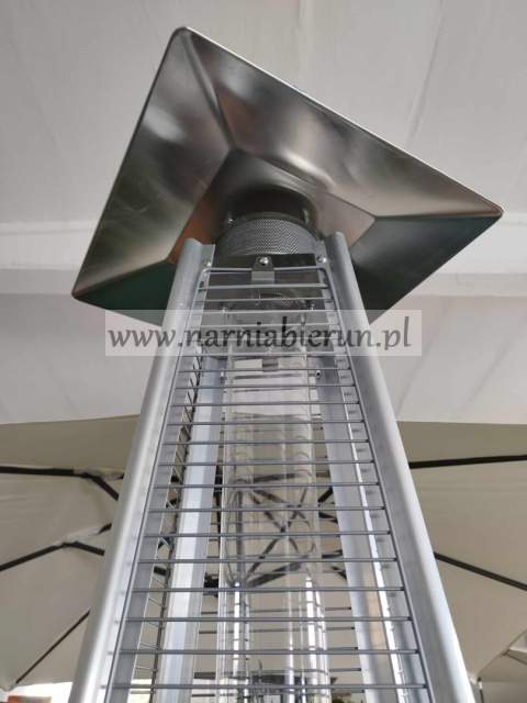 Parasol grzewczy gazowy Ogrzewacz Promiennik 227 cm 13 kW Parasol grzewczy gazowy Ogrzewacz Promiennik 227 cm 13 kW