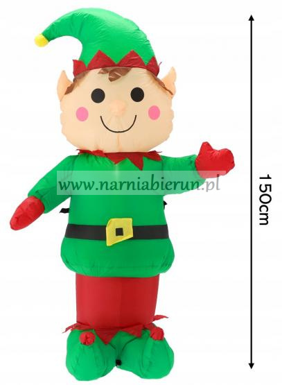 ELF DMUCHANY Z PODŚWIETLENIEM LED 150CM ELF DMUCHANY Z PODŚWIETLENIEM LED 150CM