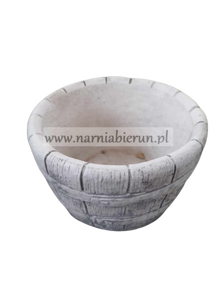 Figruka betonowa Doniczka Donica wiaderko WIADRO 30 cm Figruka betonowa Doniczka Donica wiaderko WIADRO 30 cm