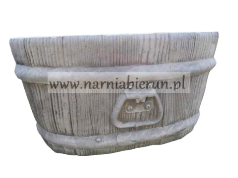 Donica betonowa Doniczka cebrzyk 50 cm Donica betonowa Doniczka cebrzyk 50 cm