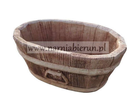 Donica betonowa Doniczka cebrzyk 50 cm Donica betonowa Doniczka cebrzyk 50 cm