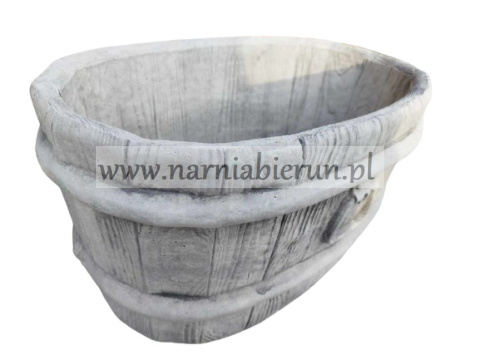 Donica betonowa Doniczka cebrzyk 50 cm Donica betonowa Doniczka cebrzyk 50 cm