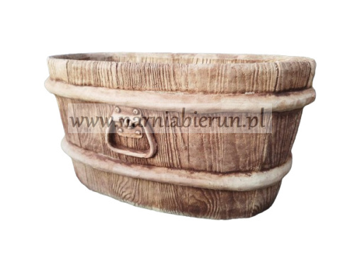 Donica betonowa Doniczka cebrzyk 50 cm Donica betonowa Doniczka cebrzyk 50 cm