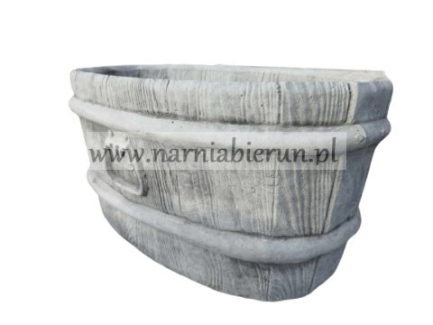 Donica betonowa Doniczka cebrzyk 50 cm Donica betonowa Doniczka cebrzyk 50 cm