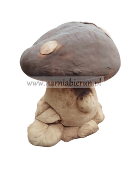 Figurka betonowa GRZYB Z BIEDRONKĄ 30 cm