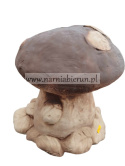Figurka betonowa GRZYB Z BIEDRONKĄ 30 cm