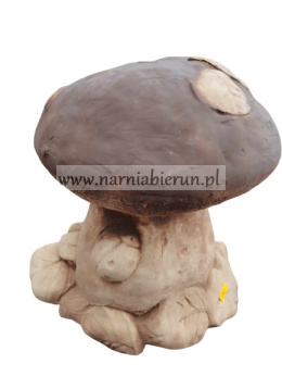 Figurka betonowa GRZYB Z BIEDRONKĄ 30 cm