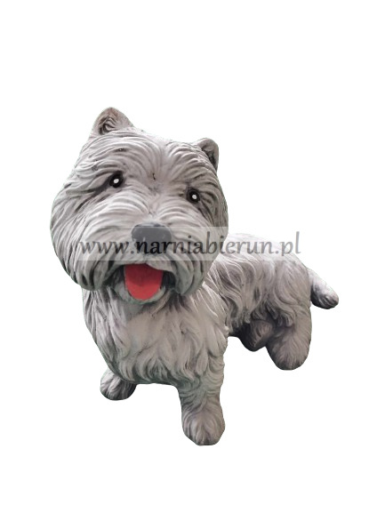 Figurka betonowa PIES MALTAŃCZYK WEST 30 cm Figurka betonowa PIES MALTAŃCZYK WEST 30 cm