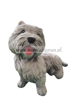 Figurka betonowa PIES MALTAŃCZYK WEST 30 cm