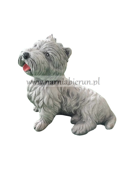 Figurka betonowa PIES MALTAŃCZYK WEST 30 cm Figurka betonowa PIES MALTAŃCZYK WEST 30 cm