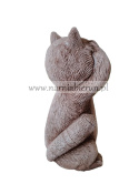 Figurka ogrodowa betonowa LIS LISEK 19 cm