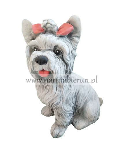 Figurka betonowa PIES YORK SIEDZĄCY 36 cm Figurka betonowa PIES YORK SIEDZĄCY 36 cm