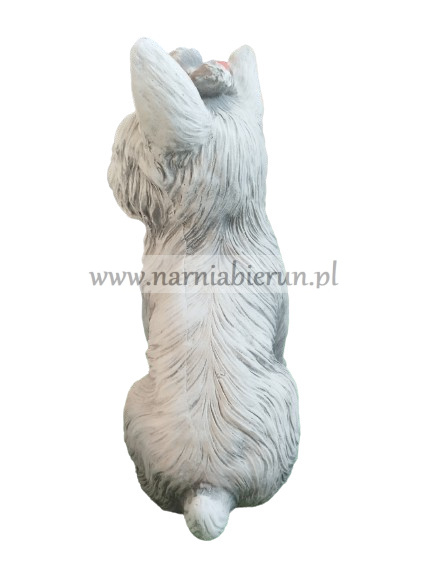 Figurka betonowa PIES YORK SIEDZĄCY 36 cm Figurka betonowa PIES YORK SIEDZĄCY 36 cm