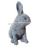 Figurka betonowa DZIKI ZAJĄC SIEDZĄCY 21 cm
