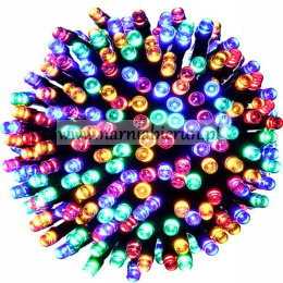 Lampki choinkowe świąteczne 300 led 8 trybów świecenia kolorowe