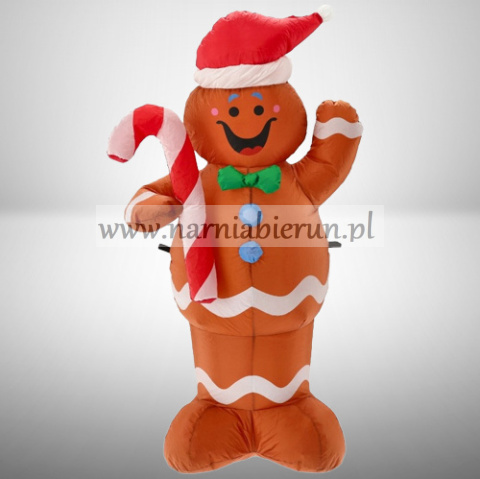 PIERNIK DMUCHANY Z PODŚWIETLENIEM LED 150CM PIERNIK DMUCHANY Z PODŚWIETLENIEM LED 150CM