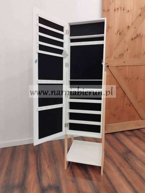 Stylowa Toaletka Szafka na biżuterię z lustrem Lustro Stylowa Toaletka Szafka na biżuterię z lustrem Lustro