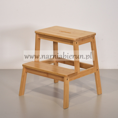 TABORET STOŁEK DRABINKA PODEST ZE SCHODKIEM BAMBUSOWY DRABINKA 2 STOPNIE TABORET STOŁEK DRABINKA PODEST ZE SCHODKIEM BAMBUSOWY DRABINKA 2 STOPNIE