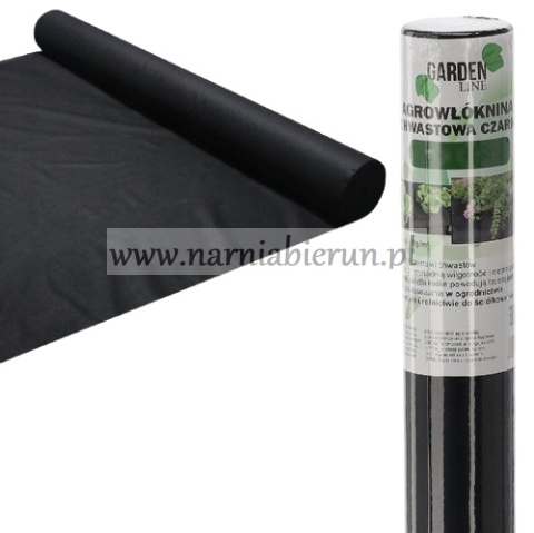 Agrowłóknina czarna 1 m x 20 m 50 g/m² Agrowłóknina czarna 1 m x 20 m 50 g/m²
