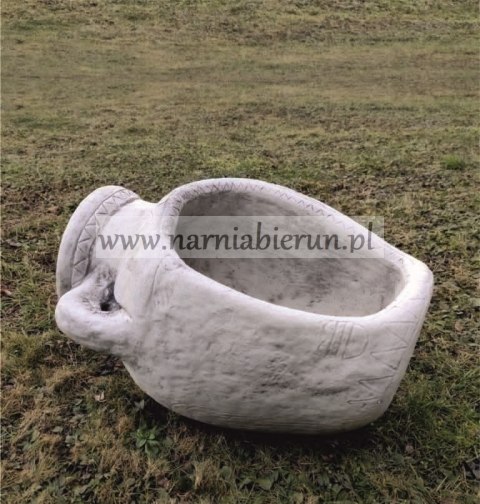 Figurka Donica Doniczka betonowa DZBAN ZBITA AMFORA H27 Figurka Donica Doniczka betonowa DZBAN ZBITA AMFORA H27