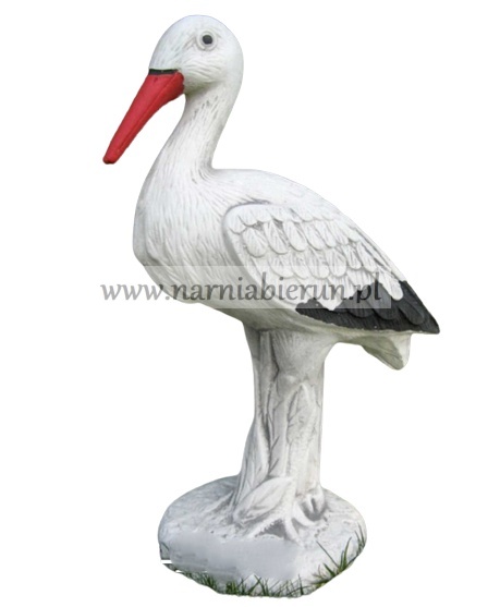 Figurka ogrodowa betonowa BOCIAN BOCIEK DUŻY H75 Figurka ogrodowa betonowa BOCIAN BOCIEK DUŻY H75