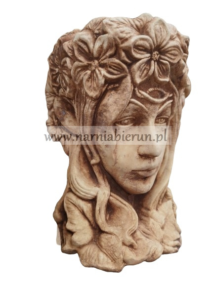 Figurka betonowa DONICA GŁOWA MUZY 32 cm Figurka betonowa DONICA GŁOWA MUZY 32 cm