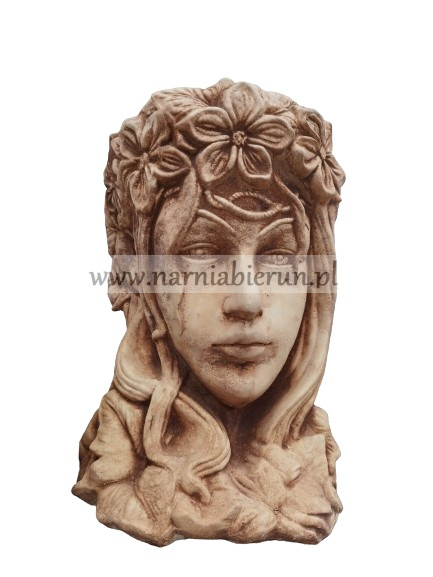 Figurka betonowa DONICA GŁOWA MUZY 32 cm Figurka betonowa DONICA GŁOWA MUZY 32 cm