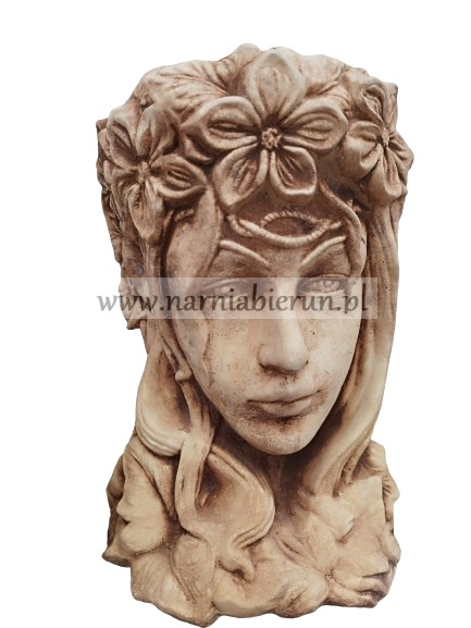 Figurka betonowa DONICA GŁOWA MUZY 32 cm Figurka betonowa DONICA GŁOWA MUZY 32 cm