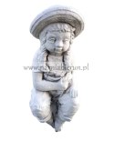 Figurka betonowa DZIEWCZYNA PAULINKA NA PNIU 34 cm